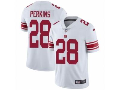 Youth Nike New York Giants #28 Paul Perkins Vapor Untouchable Limited White NFL Jersey