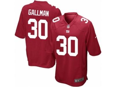 Youth Nike New York Giants #30 Wayne Gallman Game Red Jersey