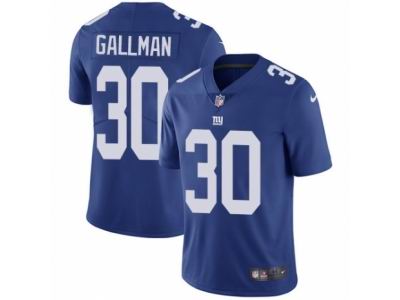 Youth Nike New York Giants #30 Wayne Gallman Vapor Untouchable Limited Royal Blue Jersey