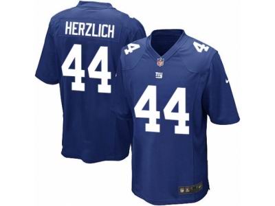 Youth Nike New York Giants #44 Mark Herzlich Game Royal Blue Jersey