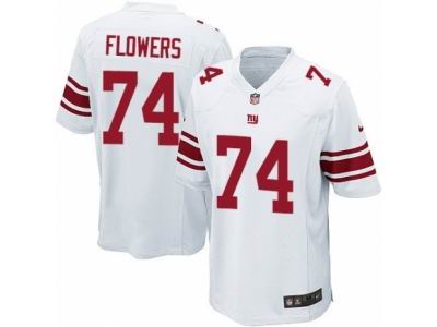 Youth Nike New York Giants #74 Ereck Flowers Game White NFL Jersey