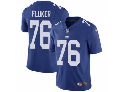Youth Nike New York Giants #76 D.J. Fluker Vapor Untouchable Limited Royal Blue Jersey