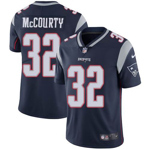 Youth Nike Patriots #32 Devin McCourty Navy Blue Team Color  Vapor Untouchable Limited Jersey