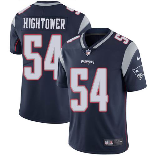 Youth Nike Patriots #54 Dont'a Hightower Navy Blue Team Color  Vapor Untouchable Limited Jersey