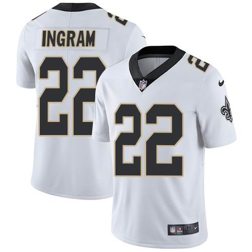 Youth Nike Saints #22 Mark Ingram White  Vapor Untouchable Limited Jersey