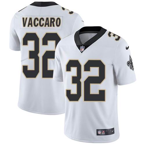 Youth Nike Saints #32 Kenny Vaccaro White  Vapor Untouchable Limited Jersey