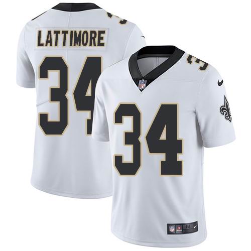 Youth Nike Saints #34 Marshon Lattimore White  Vapor Untouchable Limited Jersey