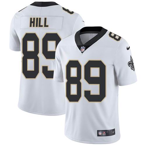 Youth Nike Saints #89 Josh Hill White  Vapor Untouchable Limited Jersey