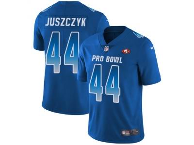 Youth Nike San Francisco 49ers #44 Kyle Juszczyk Royal Limited NFC 2018 Pro Bowl Jersey