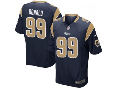 Youth Nike St. Louis Rams #99 Aaron Donald Navy Blue game jerseys