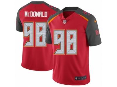 Youth Nike Tampa Bay Buccaneers #98 Clinton McDonald Vapor Untouchable Limited Red Team Color NFL Jersey