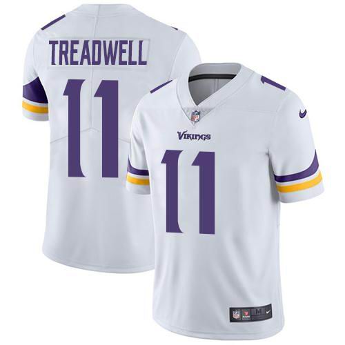 Youth Nike Vikings #11 Laquon Treadwell White  Vapor Untouchable Limited Jersey