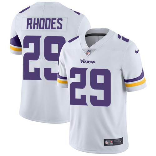 Youth Nike Vikings #29 Xavier Rhodes White  Vapor Untouchable Limited Jersey