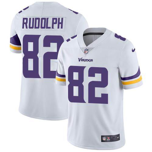 Youth Nike Vikings #82 Kyle Rudolph White  Vapor Untouchable Limited Jersey