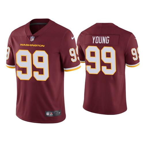 Youth Nike Washington 99 Chase Young Red Limited Jersey
