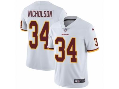 Youth Nike Washington Redskins #34 Montae Nicholson Vapor Untouchable Limited White Jersey