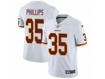 Youth Nike Washington Redskins #35 Dashaun Phillips Vapor Untouchable Limited White Jersey