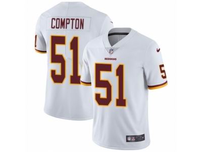 Youth Nike Washington Redskins #51 Will Compton Vapor Untouchable Limited White NFL Jersey