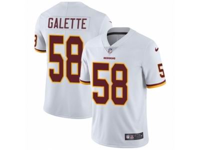 Youth Nike Washington Redskins #58 Junior Galette Vapor Untouchable Limited White Jersey