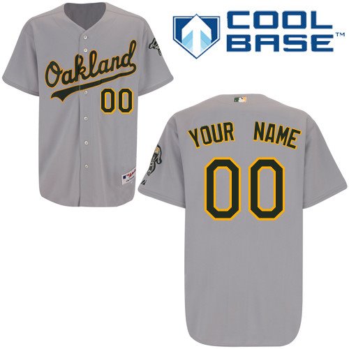 Youth Oakland Athletics Customized Gray Jersey