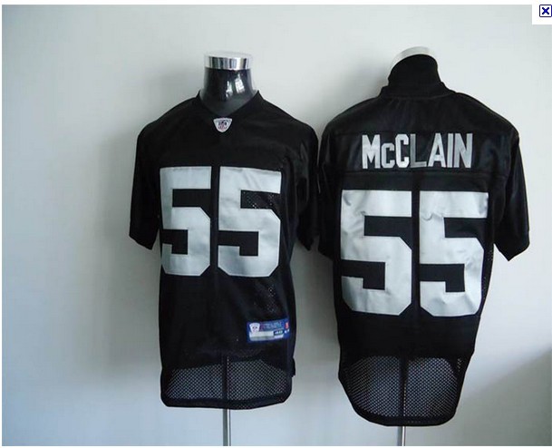 Youth Oakland Raiders #55 Rolondo McClain black color