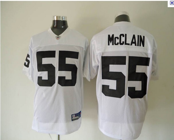 Youth Oakland Raiders #55 Rolondo McClain white color