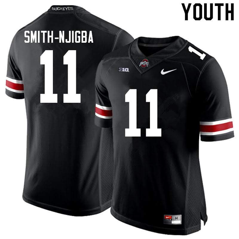 Youth Ohio State Buckeyes #11 Jaxon Smith-Njigba Black College Football Jersey