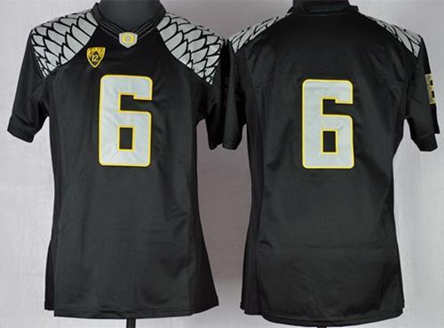 Youth Oregon Ducks 6 Charles Nelson Black Limited Stitched NCAA Jersey