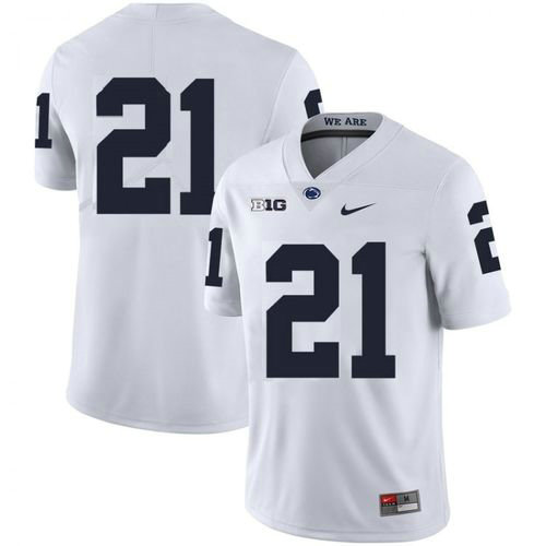 Youth Penn State Nittany Lions #21 Noah Cain White Football Jersey