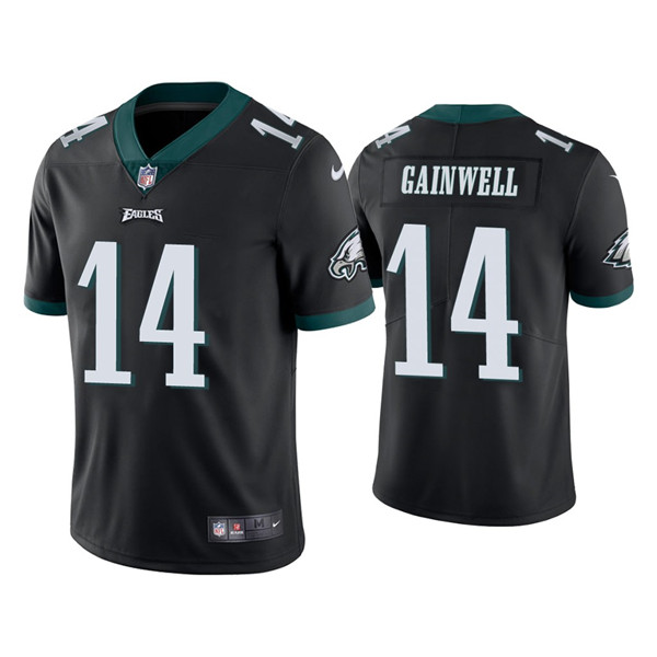 Youth Philadelphia Eagles #14 Kenneth Gainwell Black Vapor Untouchable Limited Stitched Football Jersey