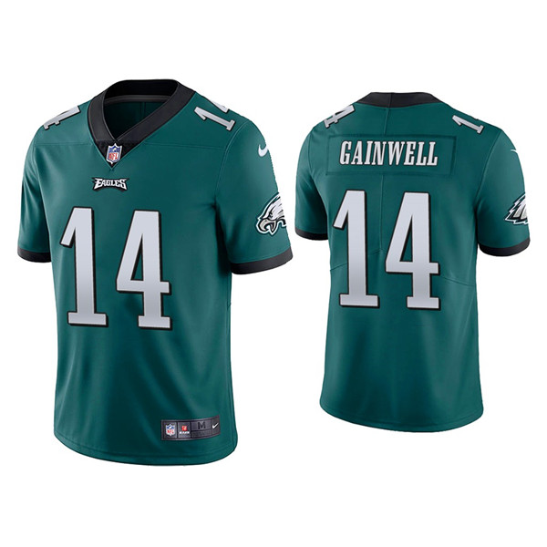 Youth Philadelphia Eagles #14 Kenneth Gainwell Green Vapor Untouchable Limited Stitched Football Jersey