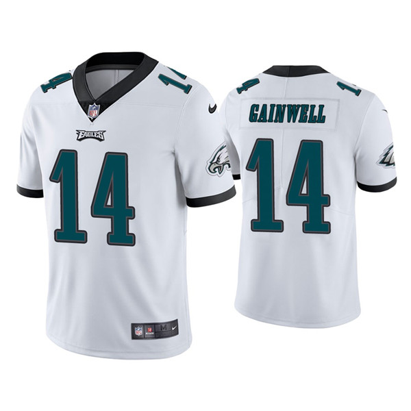 Youth Philadelphia Eagles #14 Kenneth Gainwell White Vapor Untouchable Limited Stitched Football Jersey