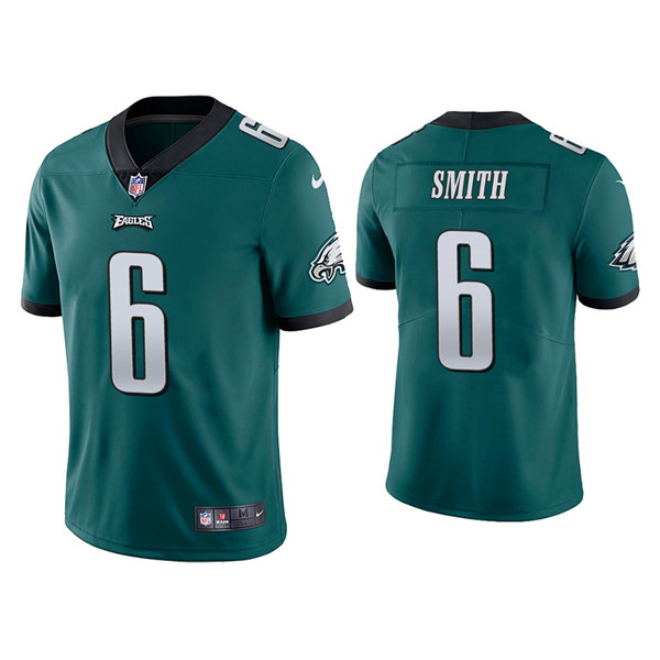 Youth Philadelphia Eagles #6 DeVonta Smith Green Vapor Untouchable Limited Stitched Football Jersey
