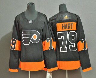 Youth Philadelphia Flyers #79 Carter Hart Black Adidas Stitched NHL Jersey