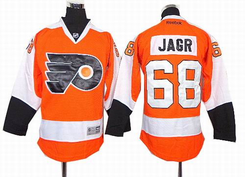Youth Philadelphia Flyers 68# JAGR orange Jersey