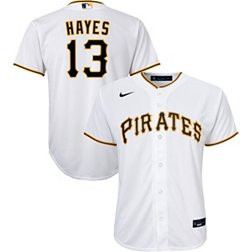 Youth Pirates #13 Ke'Bryan Hayes White Home Jersey