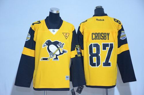 Youth Pittsburgh Penguins #87 Sidney Crosby 2017 Stadium Series Jersey