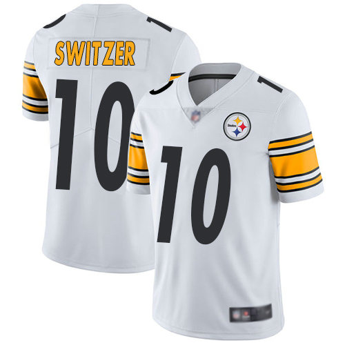 Youth Pittsburgh Steelers #10 Ryan Switzer Road White Vapor Untouchable Limited Jersey