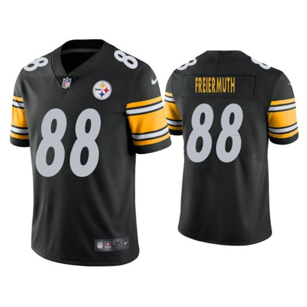 Youth Pittsburgh Steelers #88 Pat Freiermuth Black Vapor Untouchable Limited Stitched Jersey