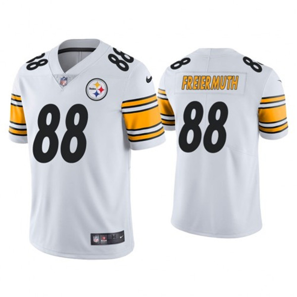 Youth Pittsburgh Steelers #88 Pat Freiermuth White Vapor Untouchable Limited Stitched Jersey