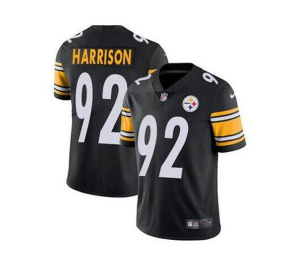 Youth Pittsburgh Steelers #92 James Harrison Black Vapor Untouchable Limited Stitched Jersey