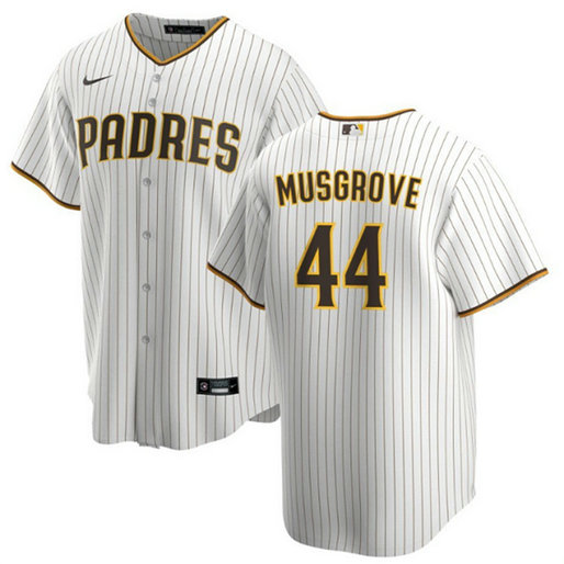 Youth San Diego Padres #44 Joe Musgrove White Stitched Baseball Jersey