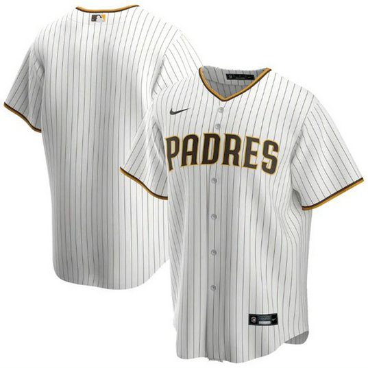 Youth San Diego Padres Blank White Stitched Baseball Jersey