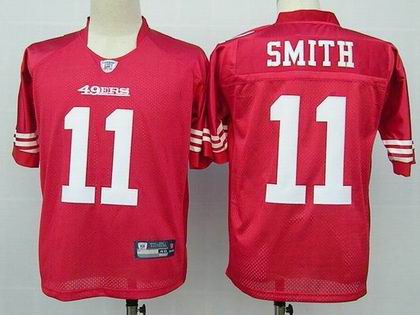 Youth San Francisco 49ers #11 Alex Smith red jersey
