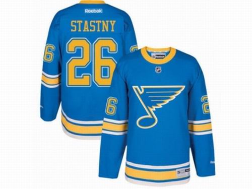 Youth St. Louis Blues #26 Paul Stastny Blue 2017 Winter Classic Jersey