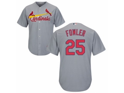 Youth St. Louis Cardinals #25 Dexter Fowler Grey Jersey