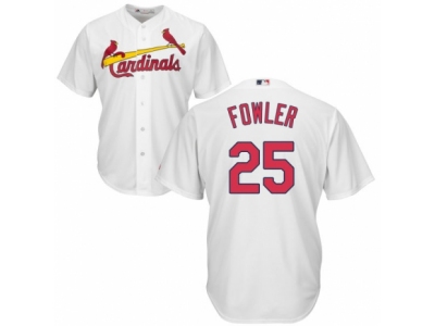 Youth St. Louis Cardinals #25 Dexter Fowler White Jersey