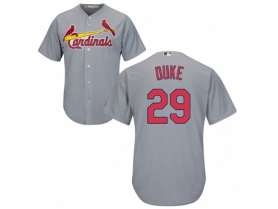 Youth St. Louis Cardinals #29 Zach Duke Grey Jersey