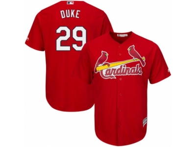 Youth St. Louis Cardinals #29 Zach Duke Red Jersey