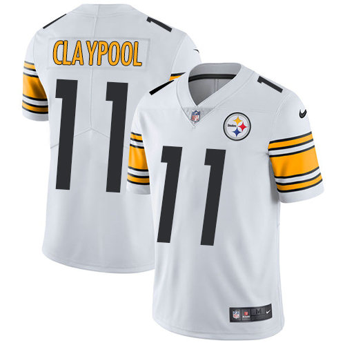 Youth Steelers #11 Chase Claypool White Jersey